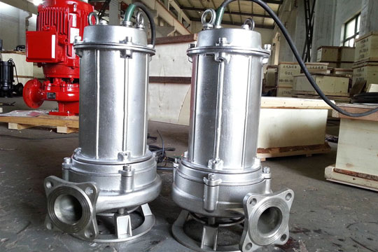 Stainless steel sewage pump